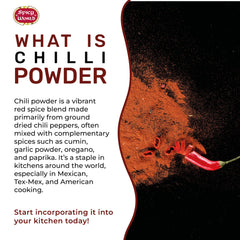 Spicy World spoon measuring powder to control heat in recipes