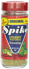 Spike original label closeup highlighting ingredients list and natural claim for confidence