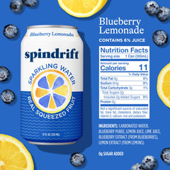 Spindrift close-up of can surface highlighting real fruit texture