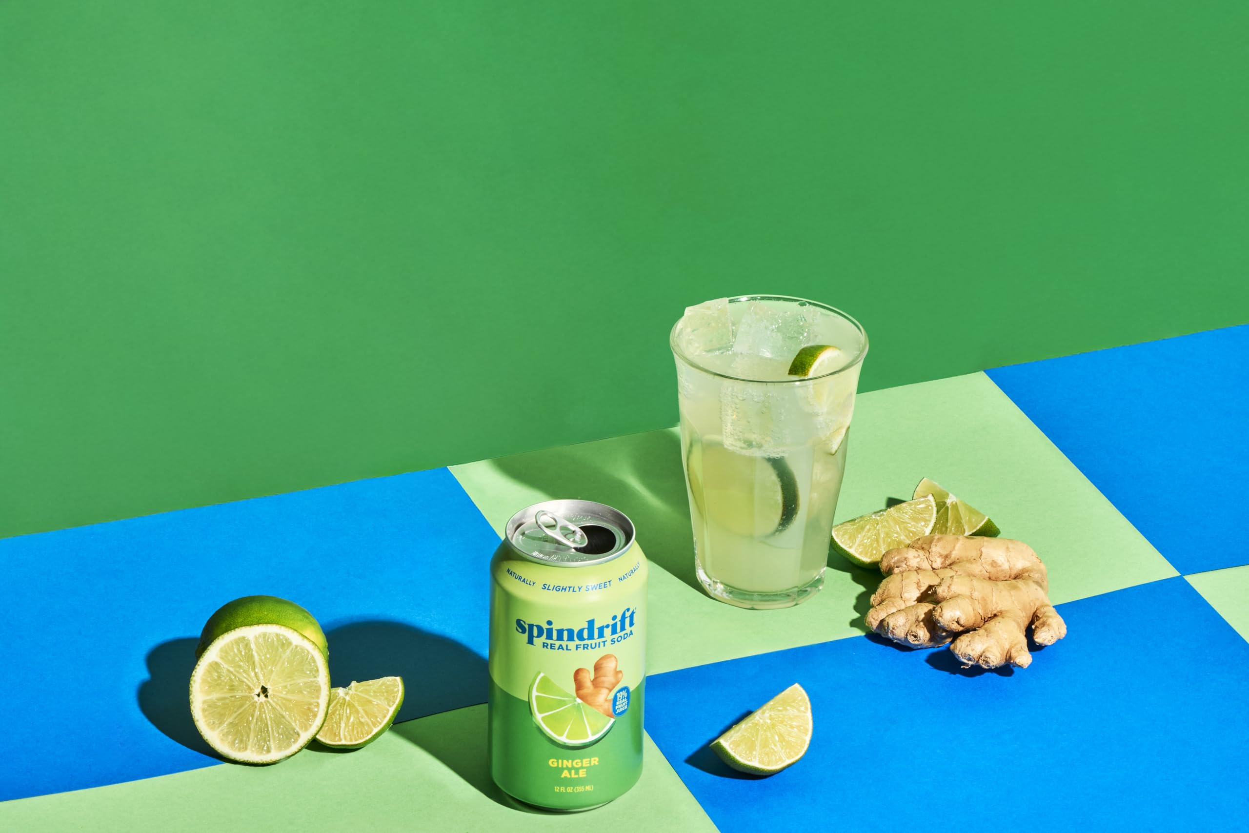 Spindrift ginger ale label with gluten-free Non-GMO Kosher certifications for trust