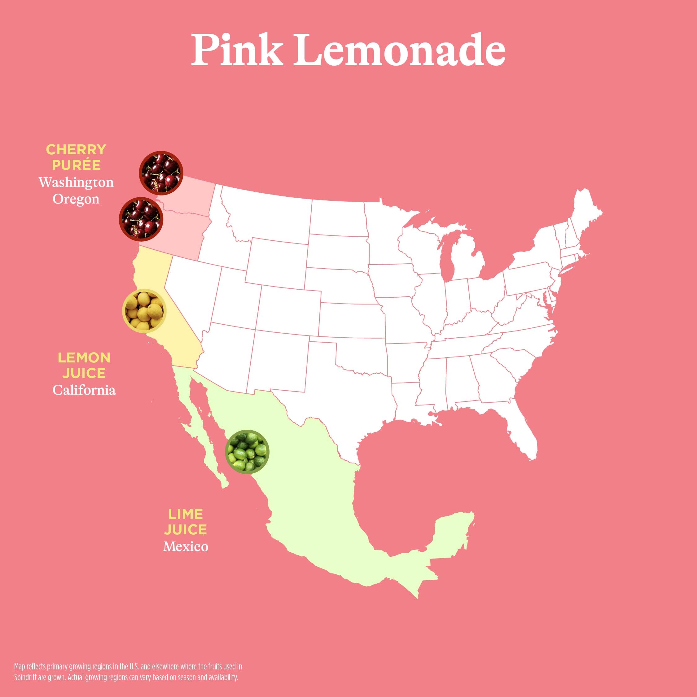 Spindrift pink lemonade can top closeup showing pull tab and fizz benefit