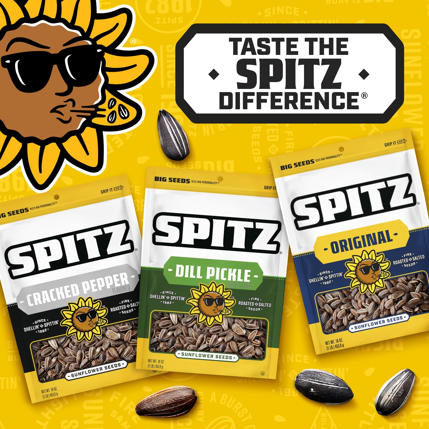 Spitz label and nutrition panel highlighting ingredient transparency