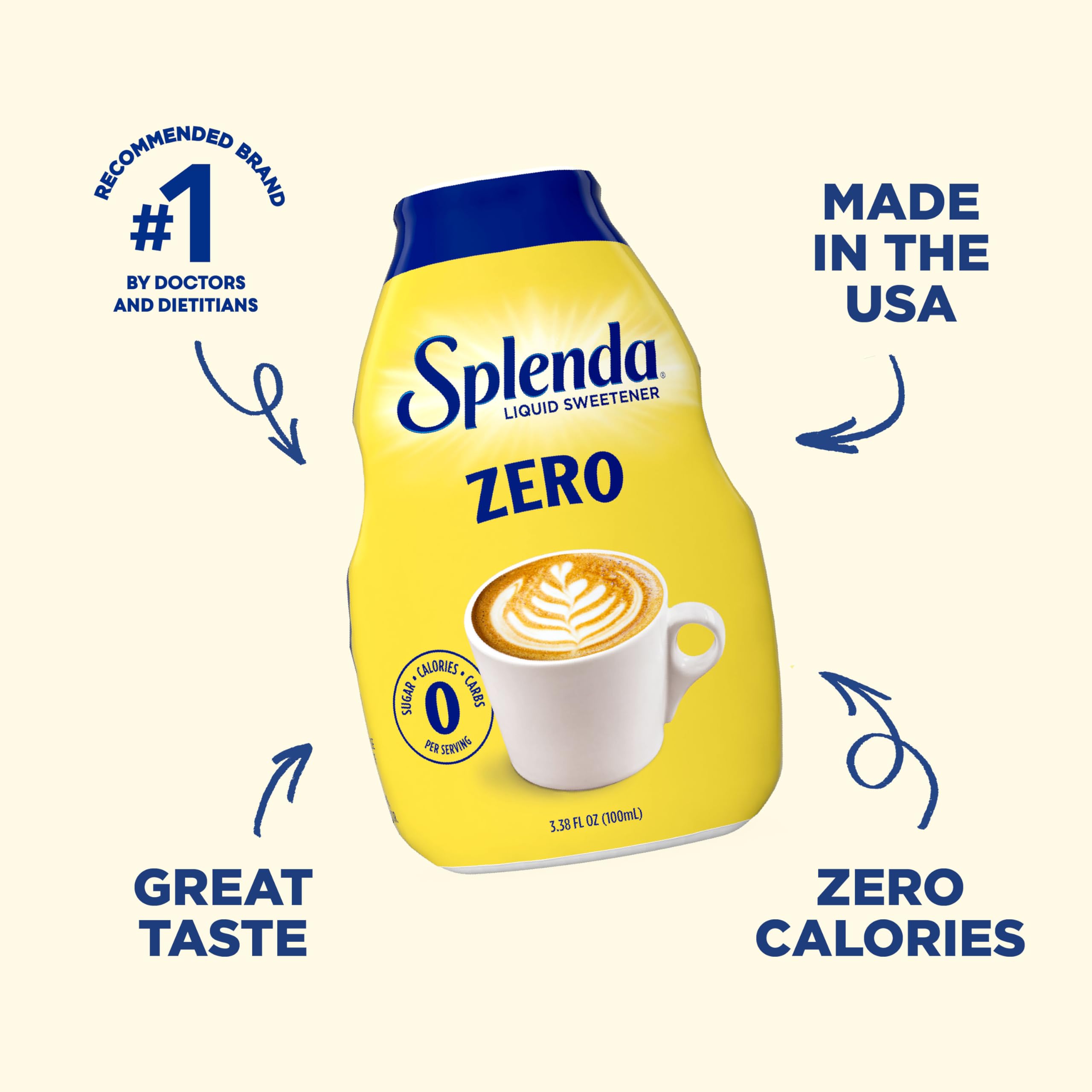 SPLENDA bottle on breakfast table showing versatile everyday use benefit