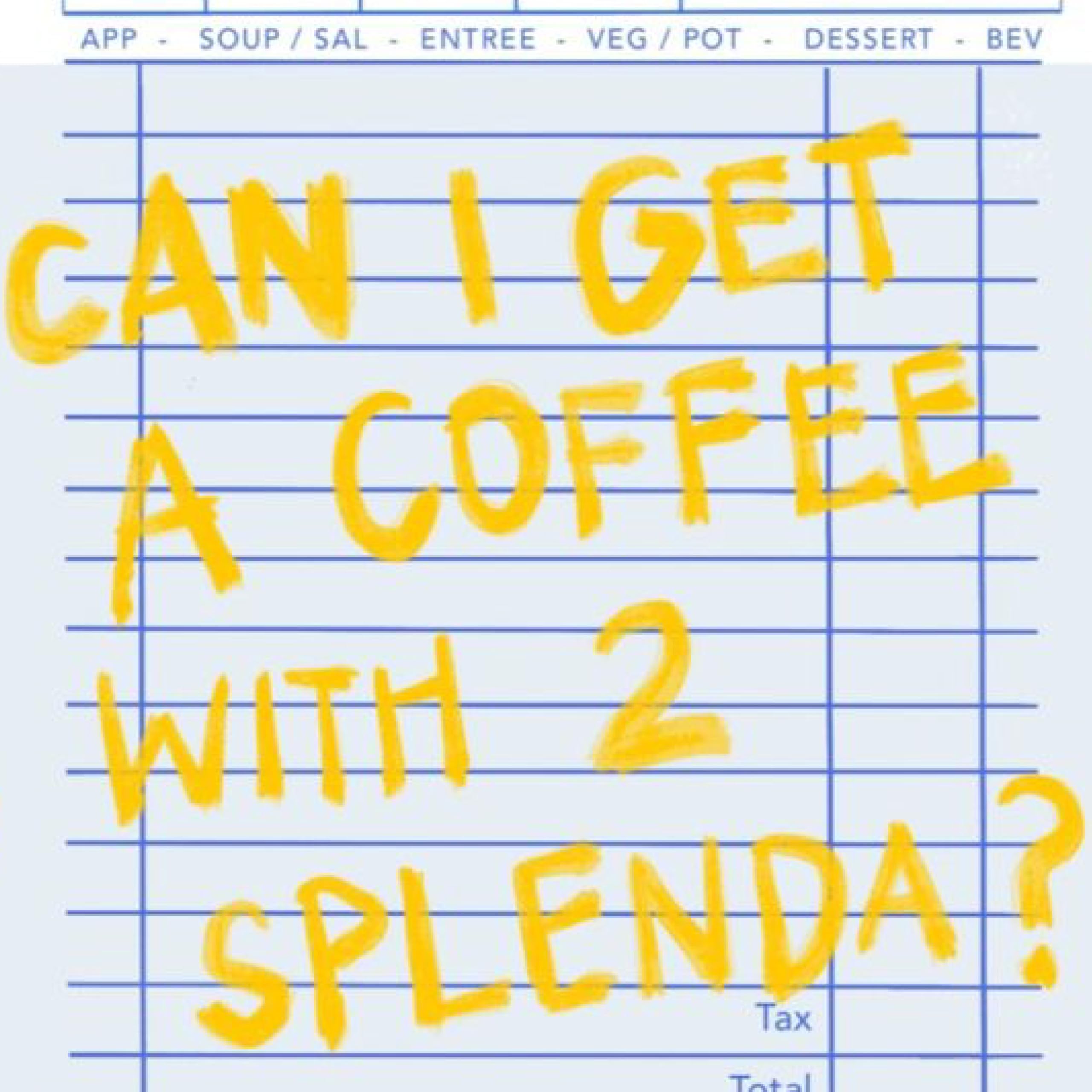 Close view of SPLENDA packet label highlighting sucralose ingredient clarity