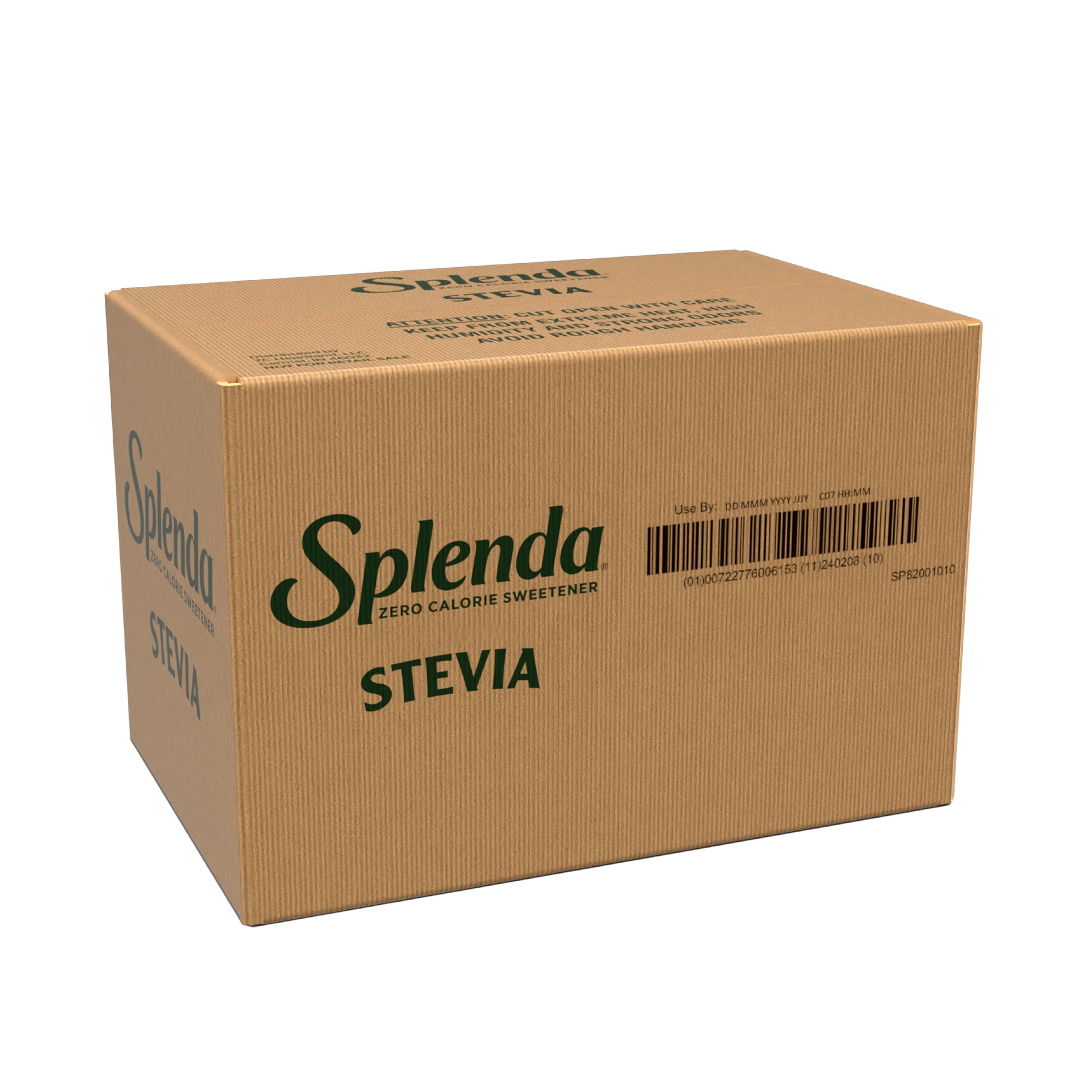 SPLENDA front packaging showing product and packet count benefit convenience