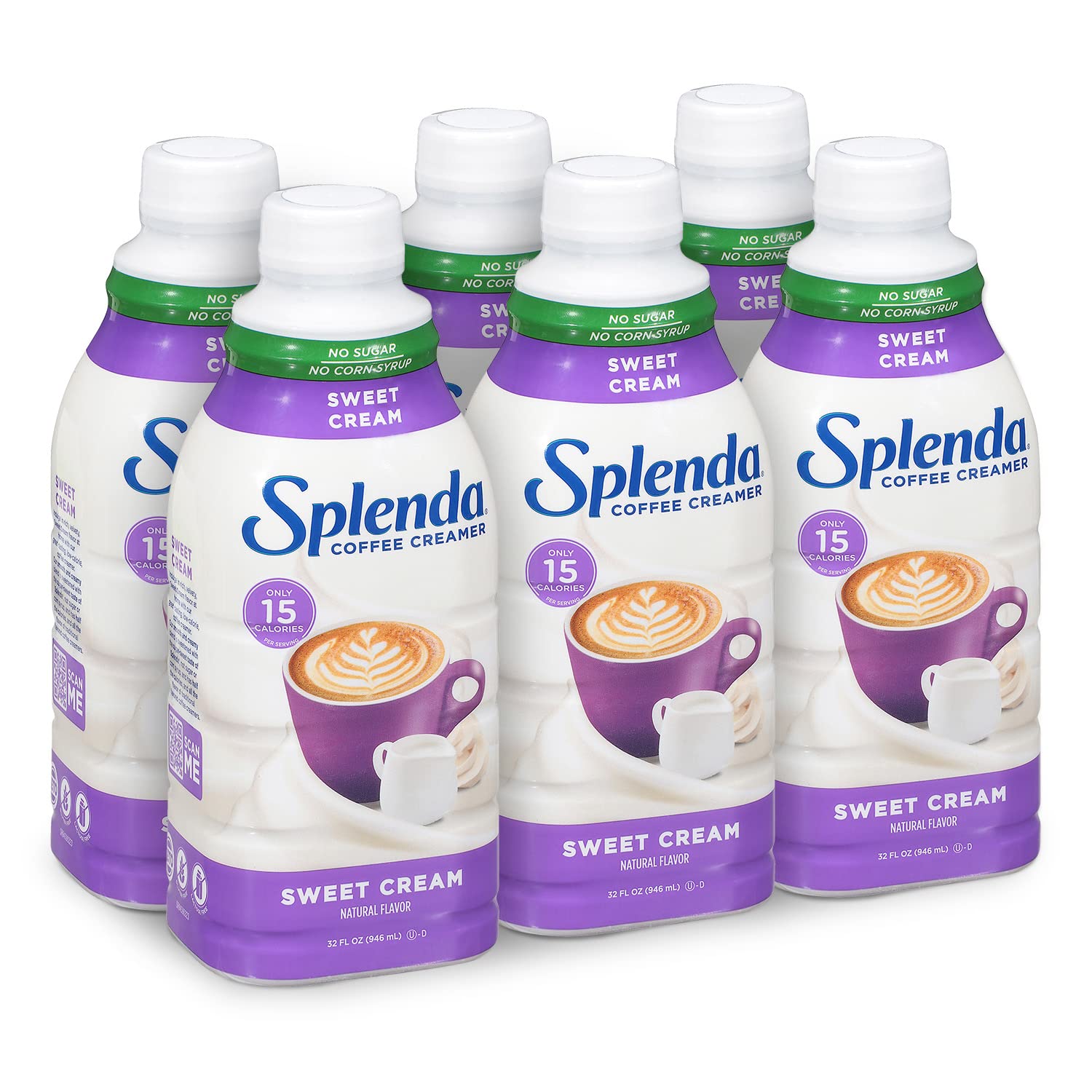 SPLENDA front bottle view showing label and size for easy identification and choice