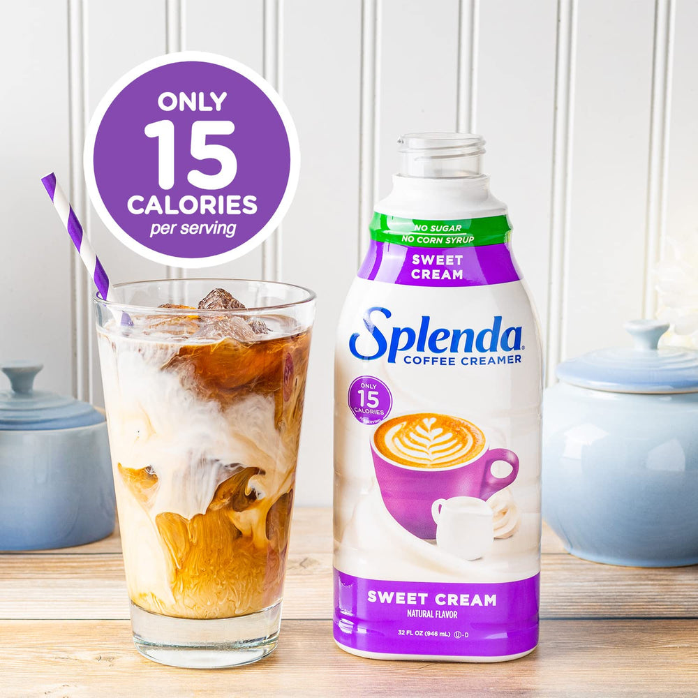 SPLENDA nutrition label and ingredients view highlighting sugar free and calories