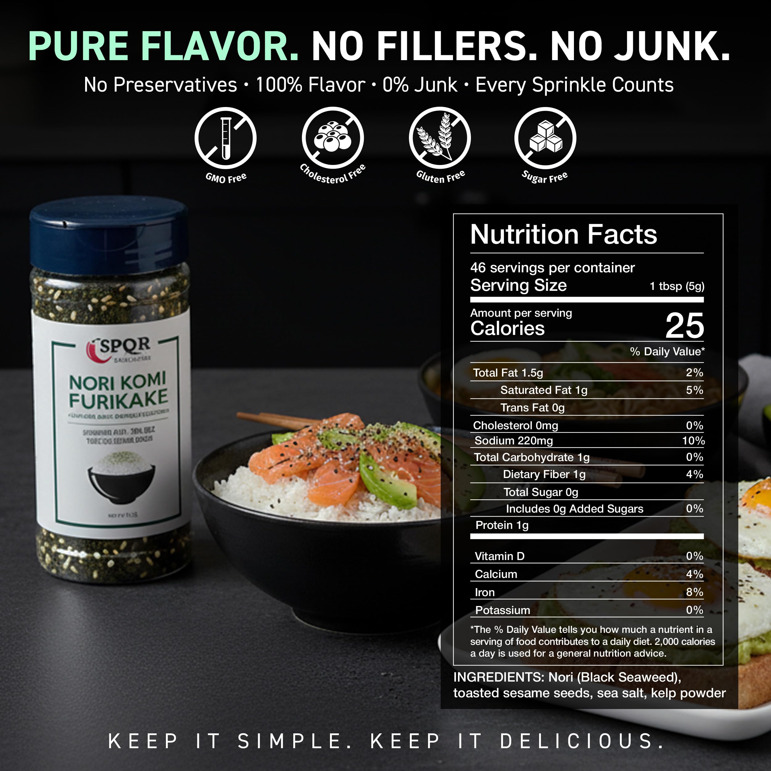 SPQR Seasonings on avocado toast showing versatile use and enhanced savory profile