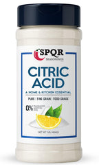 SPQR Seasonings front label bottle showing product identity and storage benefit