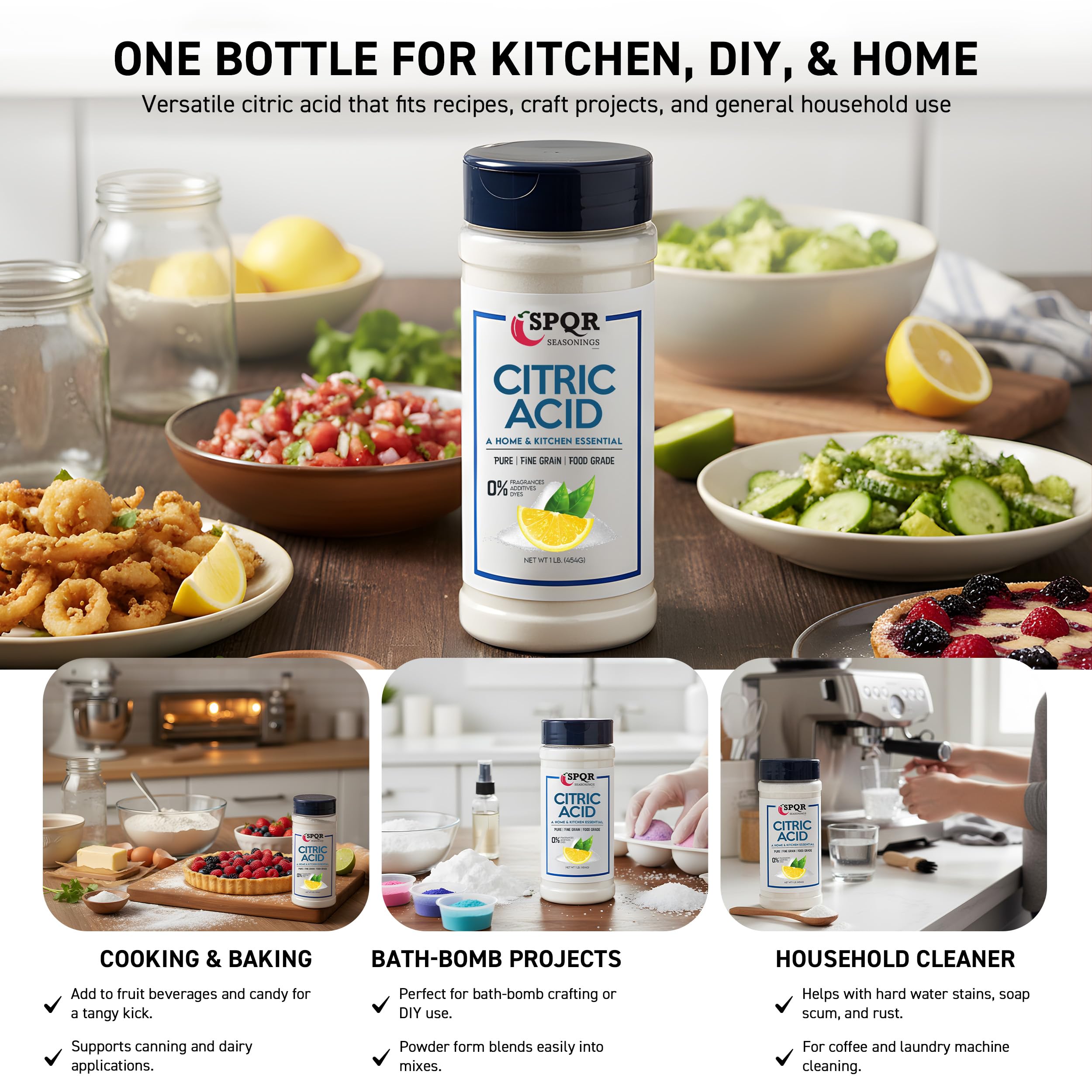 SPQR Seasonings dissolving in bowl illustrating easy mixing and quick solution