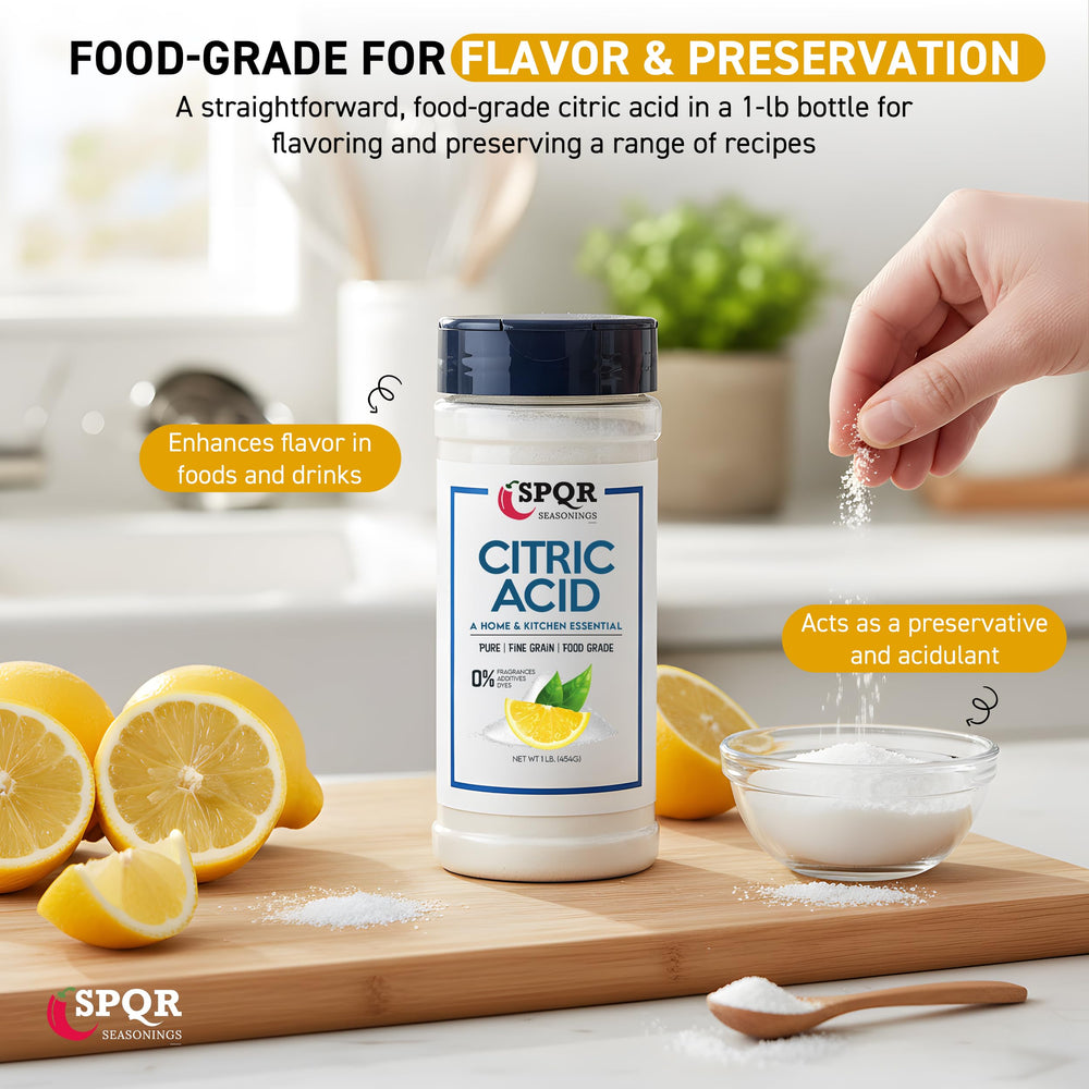 SPQR Seasonings powder close up texture showing fine grains for fast dissolving