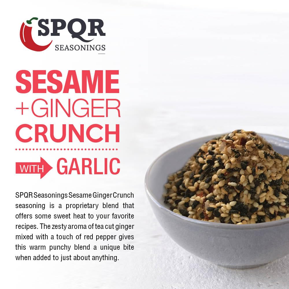 SPQR Seasonings label close-up showing ingredients for informed cooking choices