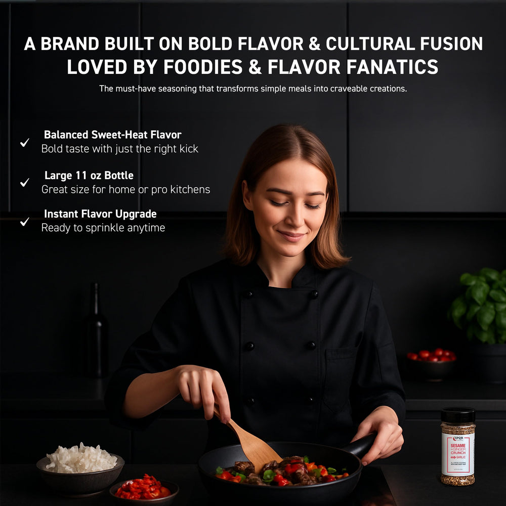 SPQR Seasonings open jar with spoon demonstrating easy pouring and convenience