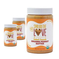 Spread The Love front label highlighting clean ingredients and brand
