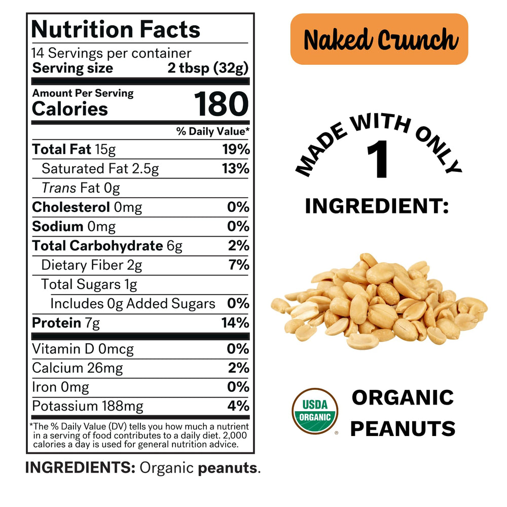 Spread The Love open jar showing crunchy peanut texture and freshness