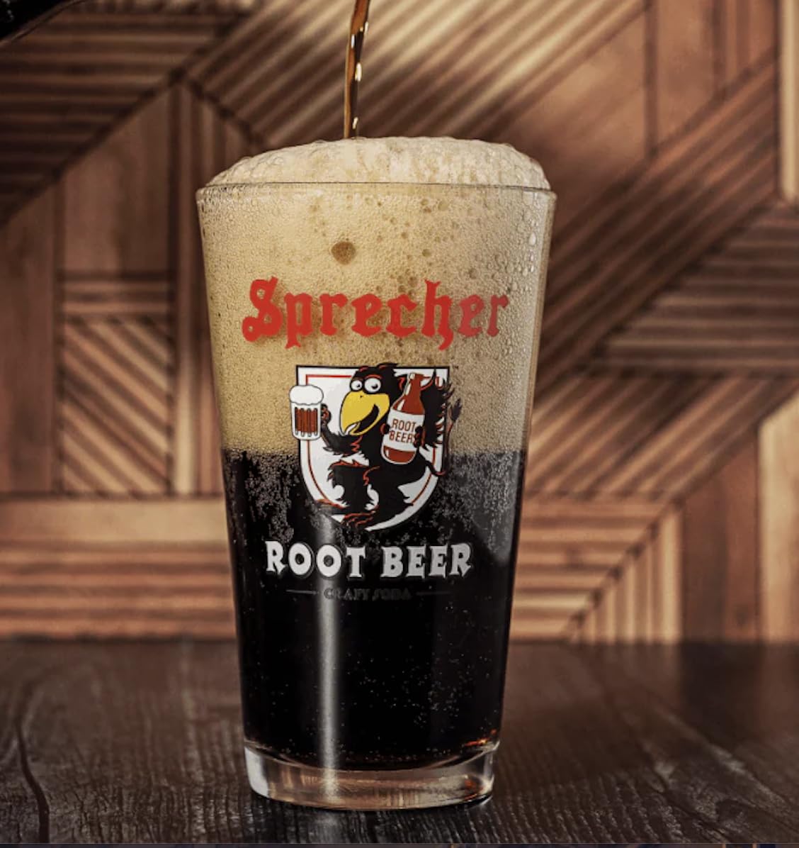 Northwestern Extract Sprecher pour producing frothy head for a creamy serving benefit