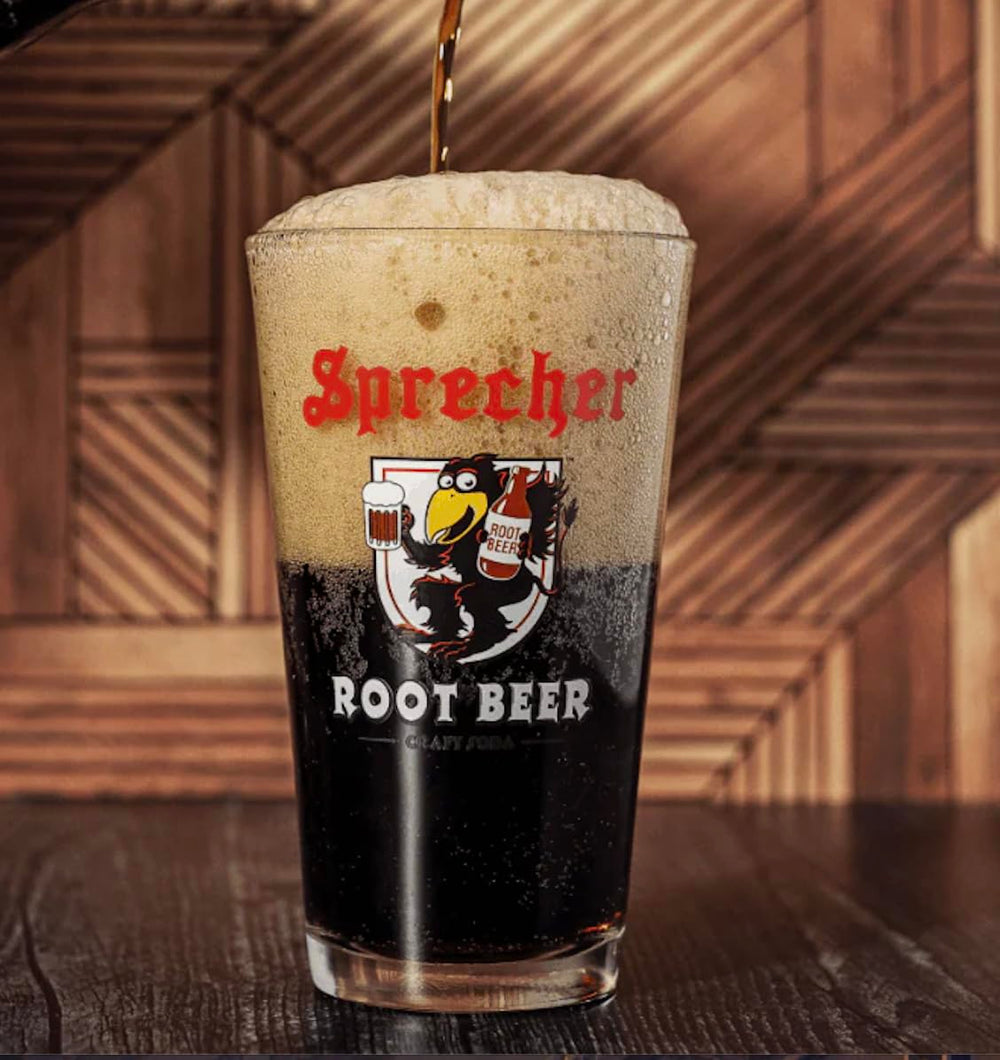 Northwestern Extract Sprecher pour producing frothy head for a creamy serving benefit