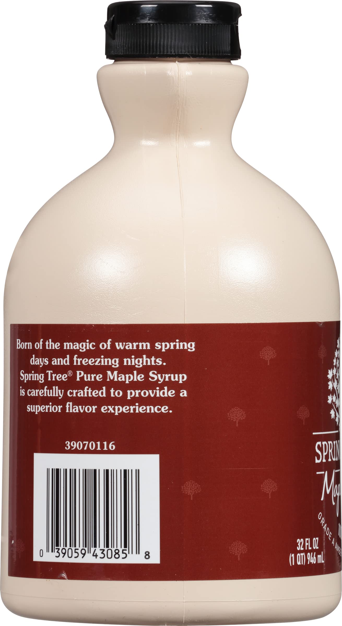 Spring Tree close-up amber syrup color emphasizing rich texture and taste