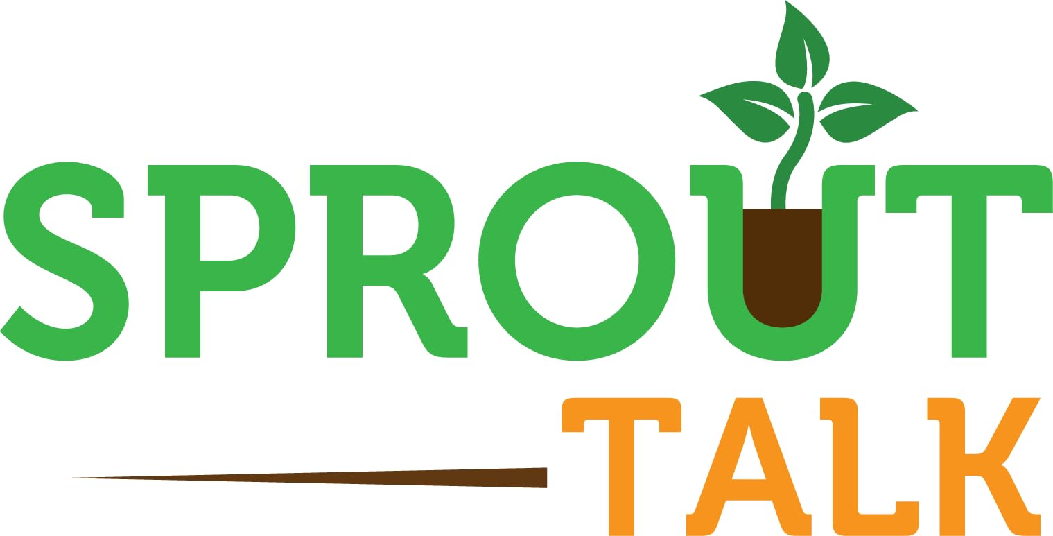 Sprout Talk ingredient label close-up showing flavor names and allergen information benefit