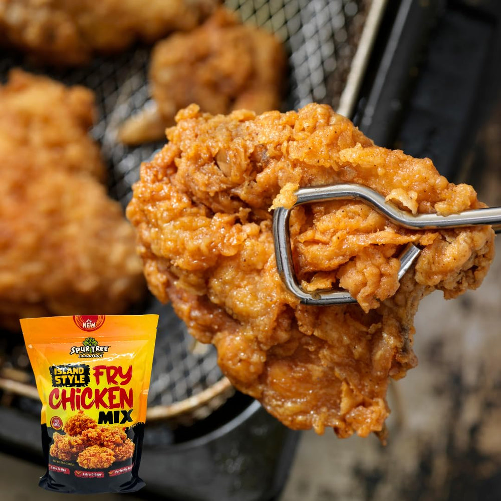 Spur Tree Jamaican coated chicken raw showing batter adhesion before cooking