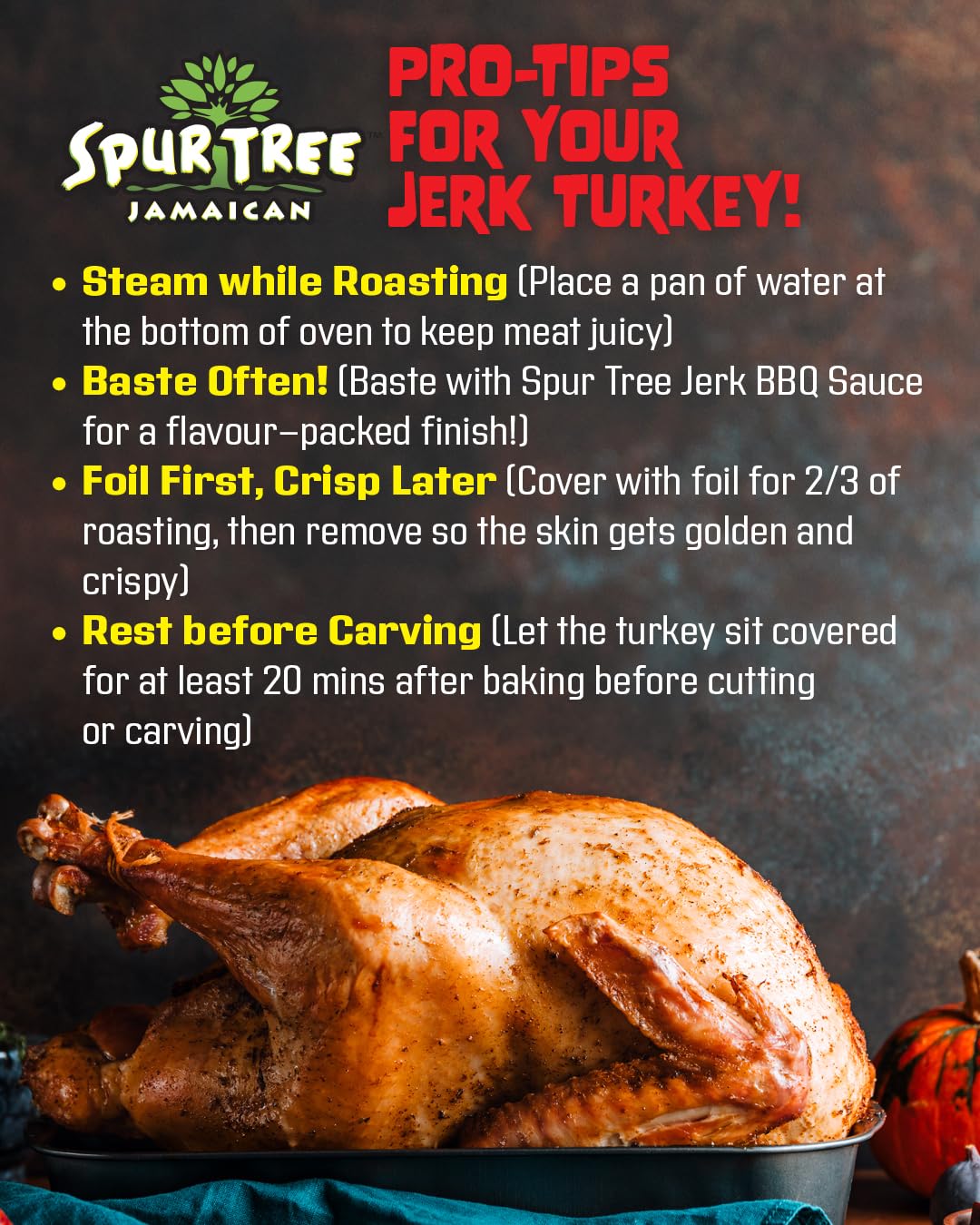 Spur Tree jerk seasoning spread over chicken ready for grilling for bold flavor