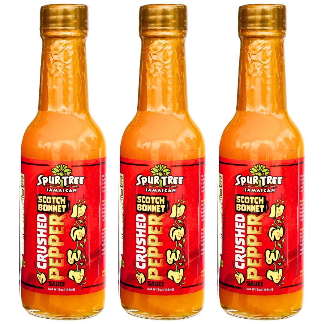 Spur Tree front packaging showing three 5 oz plastic bottles and label benefits