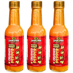 Spur Tree front packaging showing three 5 oz plastic bottles and label benefits