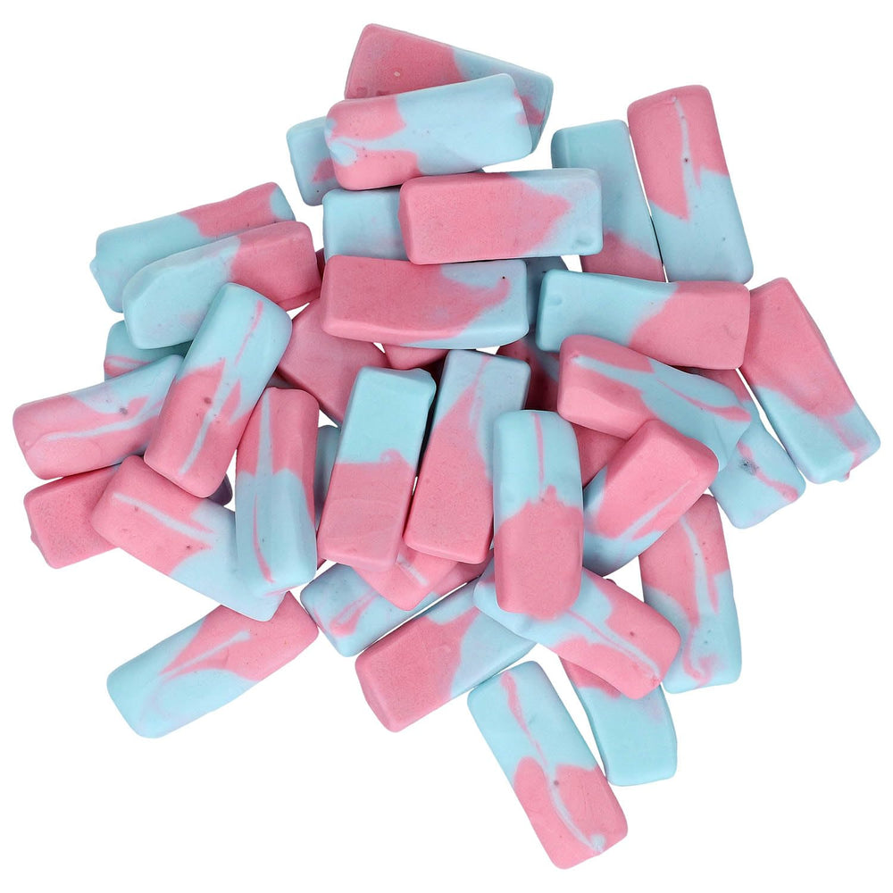 Squashies texture close-up of gummies showcasing soft chew and even colour for pleasing bite