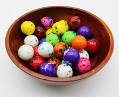 Squireboone jawbreakers in a glass jar showing bright colors and display appeal