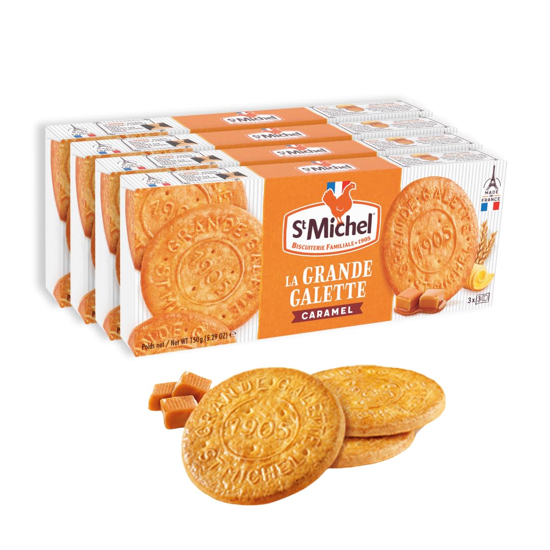 St Michel front packaging showing four boxed packs and product branding, ideal for gifting