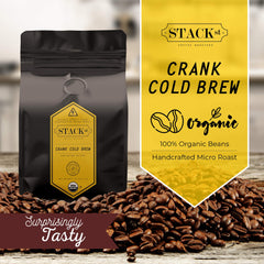 Stack Street cold brew steeping in mason jar delivering low-acidity concentrate