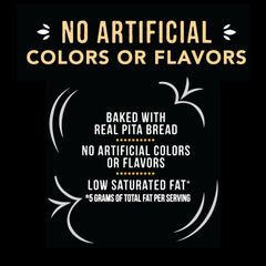 Stacy's nutrition label close-up showing ingredient transparency and no artificial colors