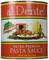 Stanislaus al Dente front can showing label and can size for reliable bulk use