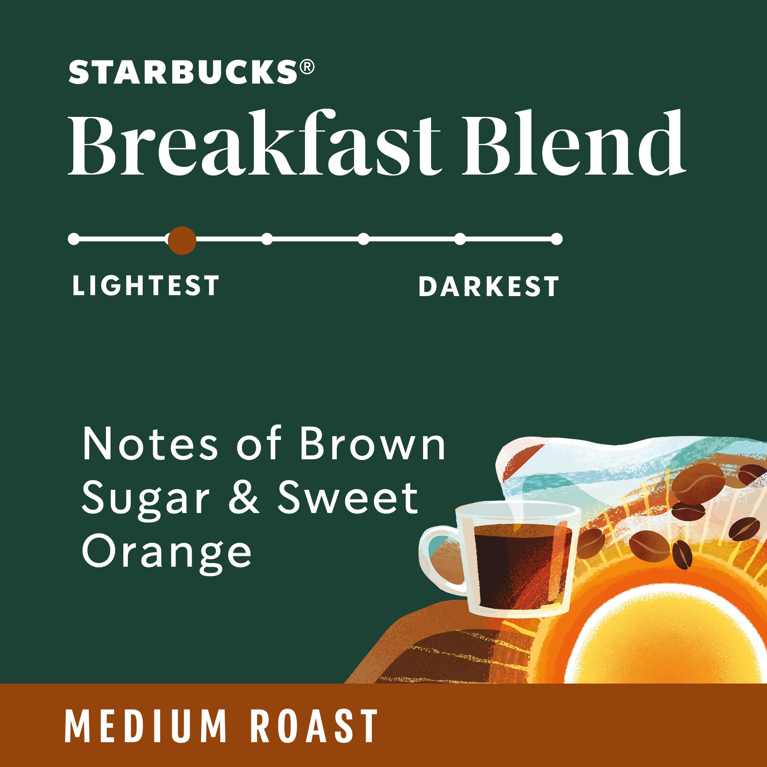 Starbucks brewed coffee in a mug, showcasing balanced flavor and inviting steam