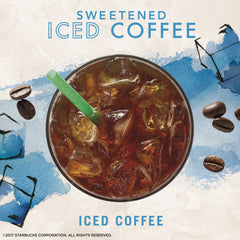 Cold water pouring into glass with Starbucks VIA dissolving quickly