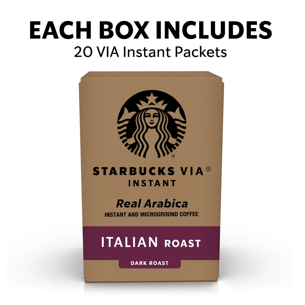 Starbucks VIA single-serve packet ready to mix for convenience