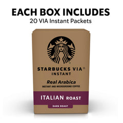 Starbucks VIA single-serve packet ready to mix for convenience