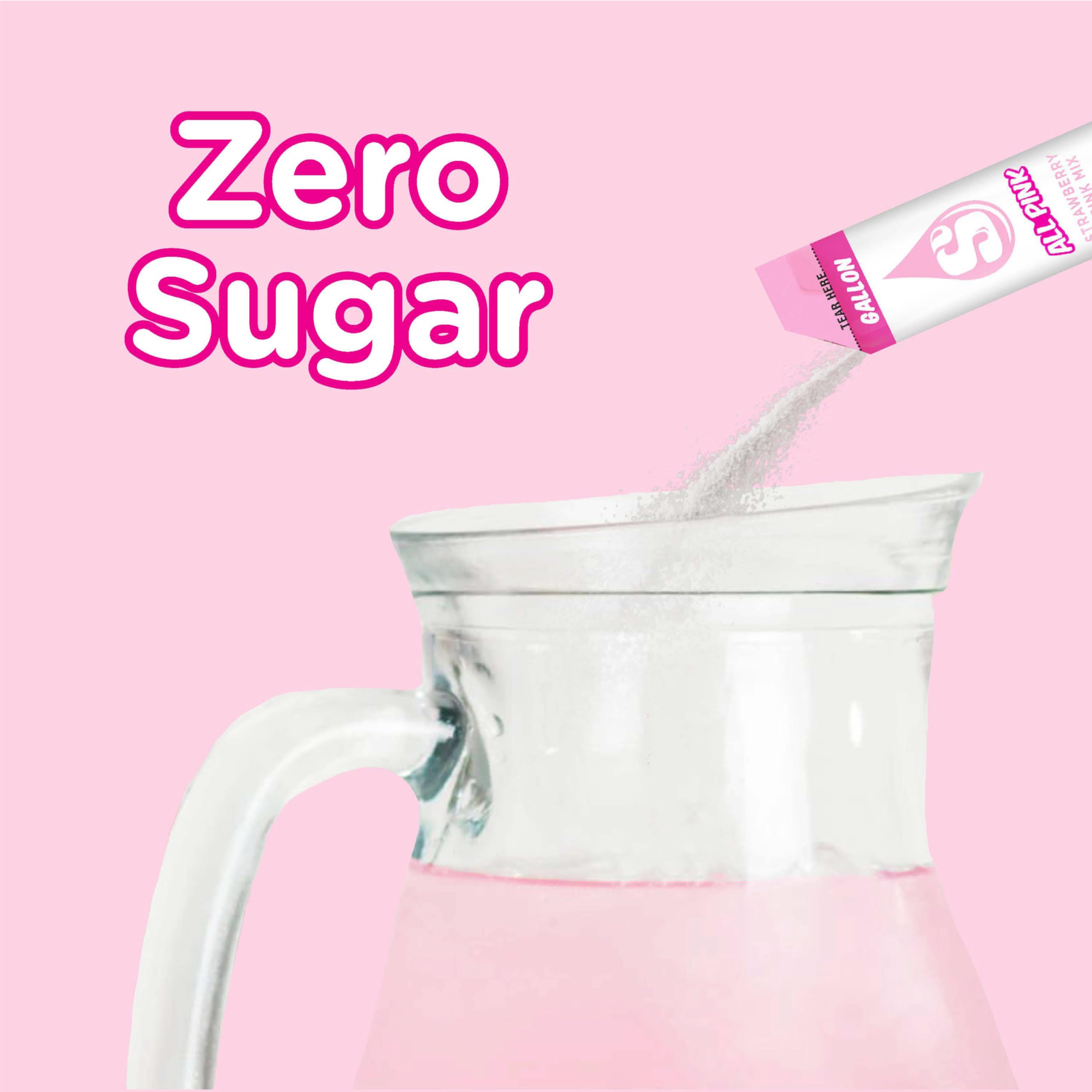 Picnic scene with SINGLES TO GO! All Pink Strawberry showing sharable party-ready flavor