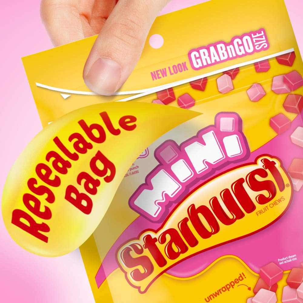 Starburst FaveREDS close-up of mini chews highlighting soft texture