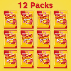 Starburst open bag close-up revealing soft gummies and fresh flavor
