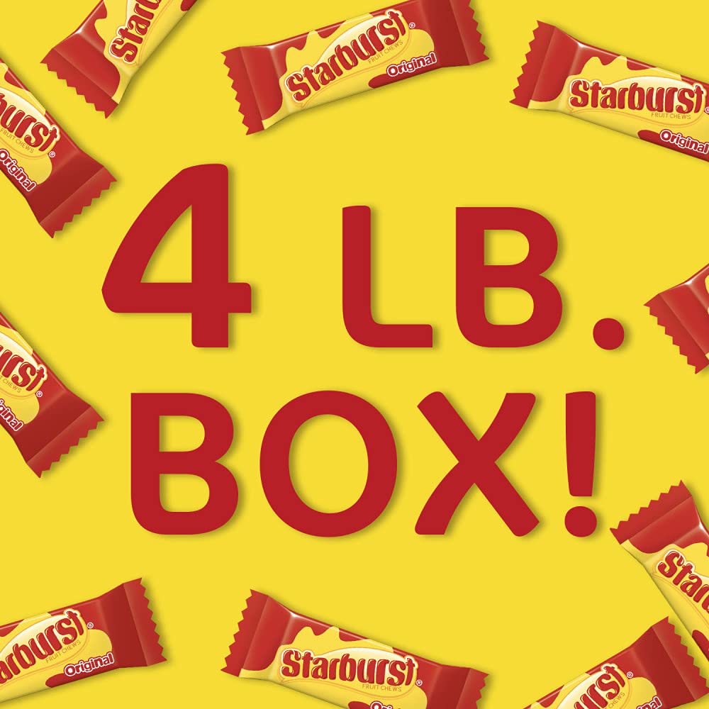 Starburst individually wrapped packs ready to distribute and keep fresh