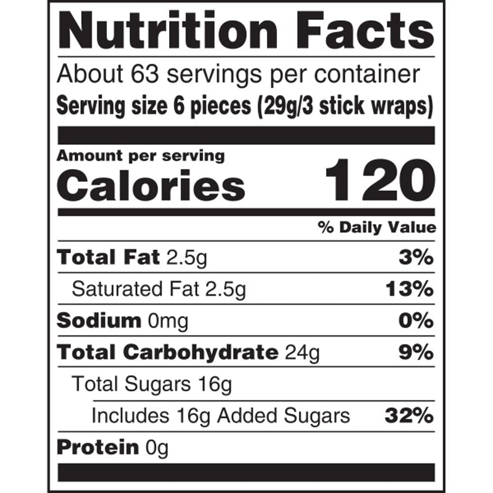 Starburst label and nutritional panel for ingredient clarity and consumer trust