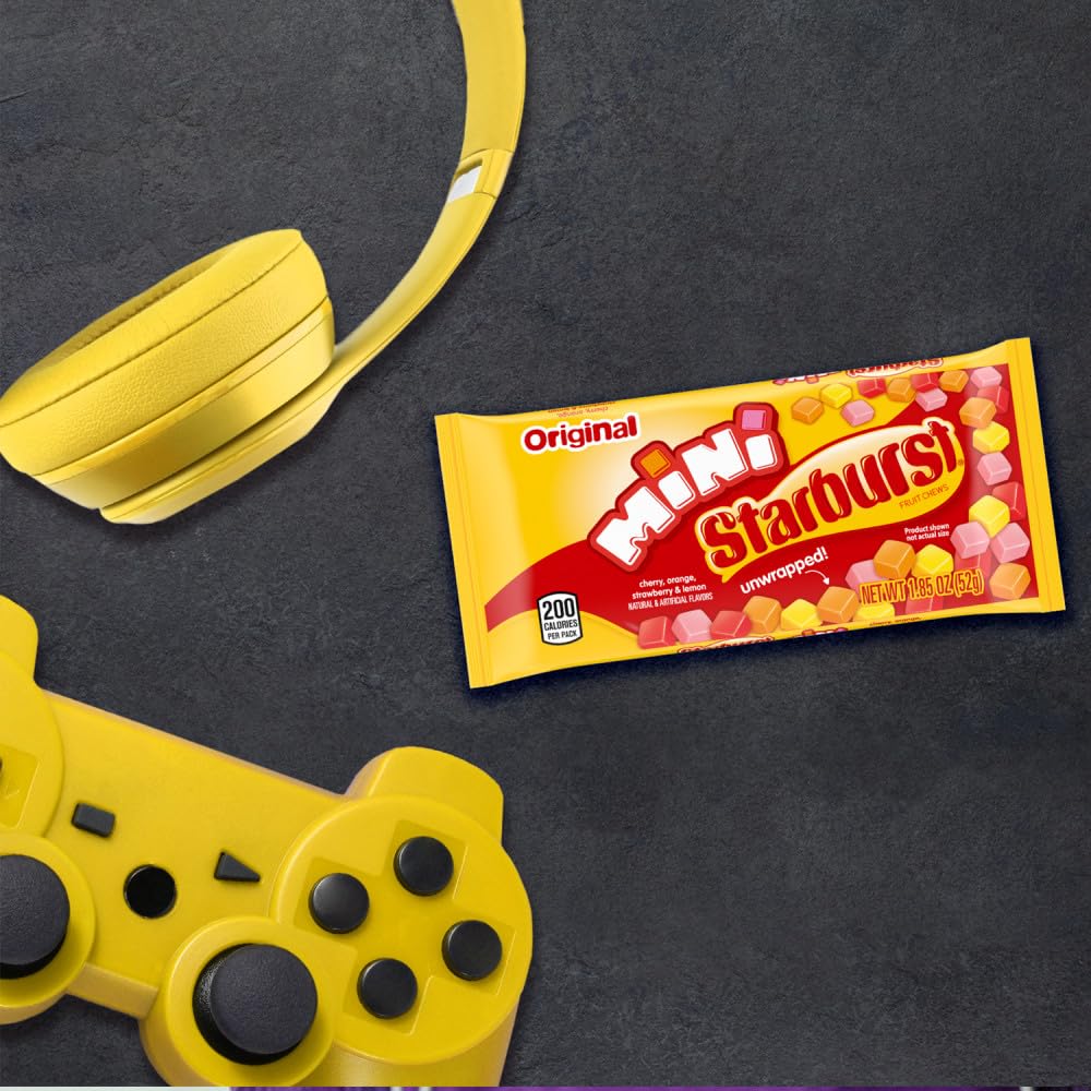 Starburst display of four flavors showcasing variety for sharing