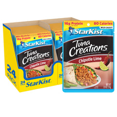 StarKist pouch front packaging showing chipotle lime flavor and convenience