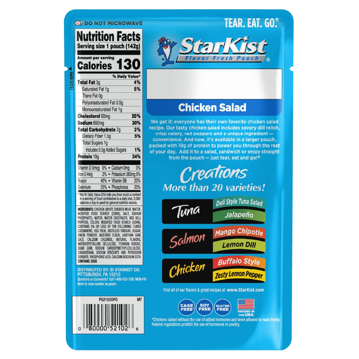 StarKist close-up of chicken texture highlighting premium white meat quality