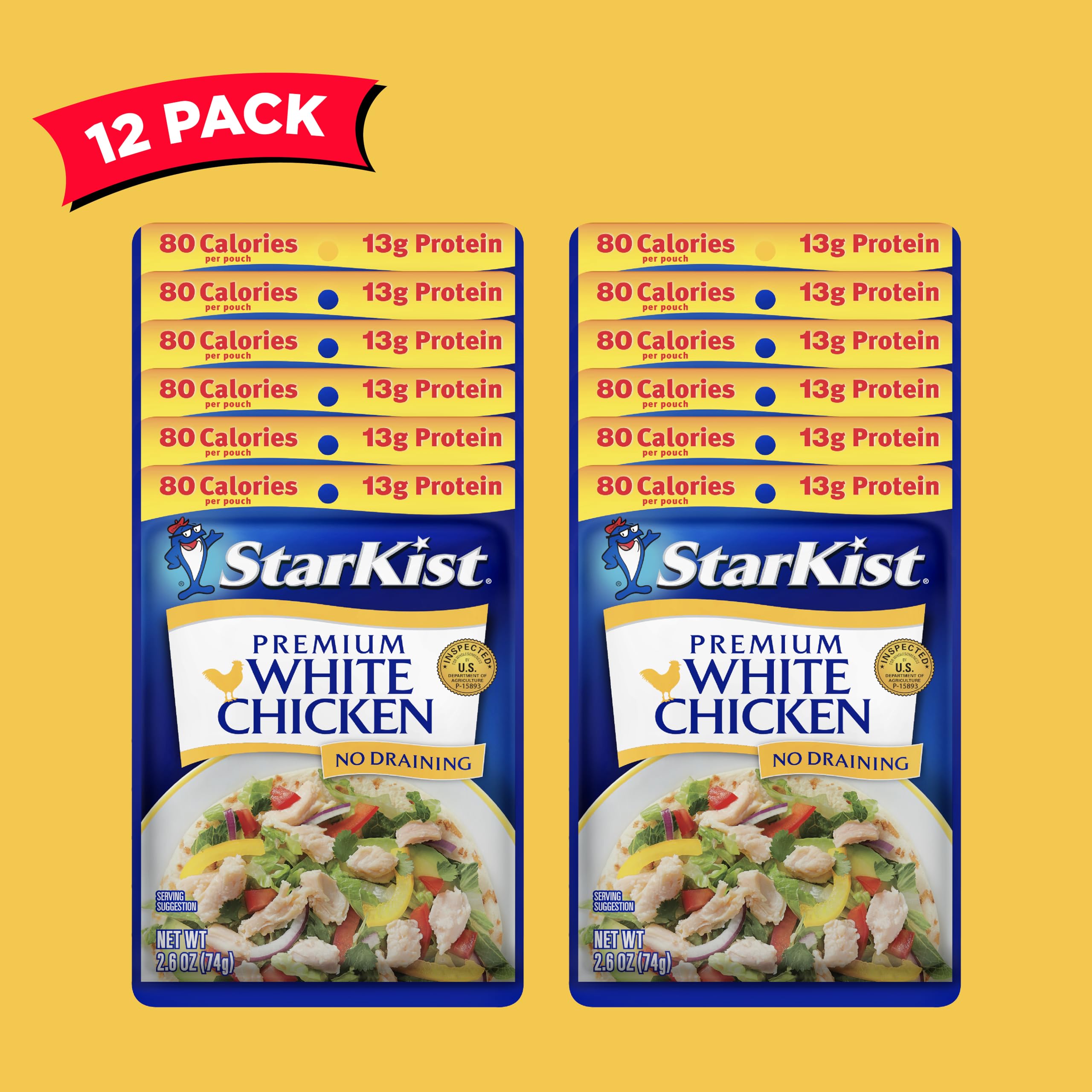 StarKist close-up of tender chicken texture highlighting ready-to-eat convenience