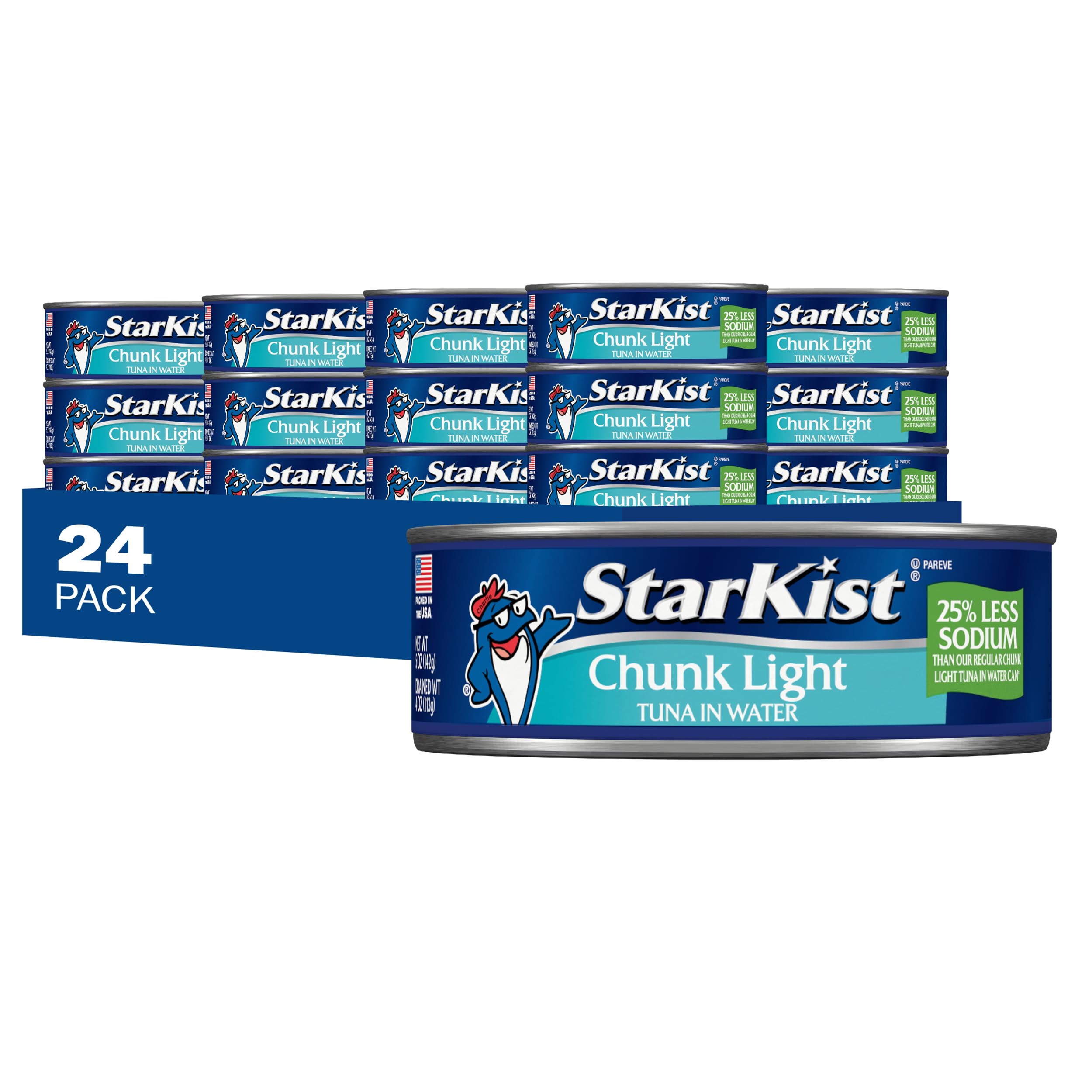 StarKist front view of 5oz can showcasing brand and convenient portion