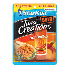 StarKist pouch opened with tuna spread on toast for quick meal prep benefit