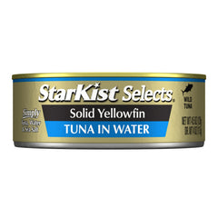 StarKist open can close-up of solid yellowfin texture and freshness