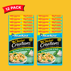 StarKist opened pouch revealing seasoned chicken for quick protein